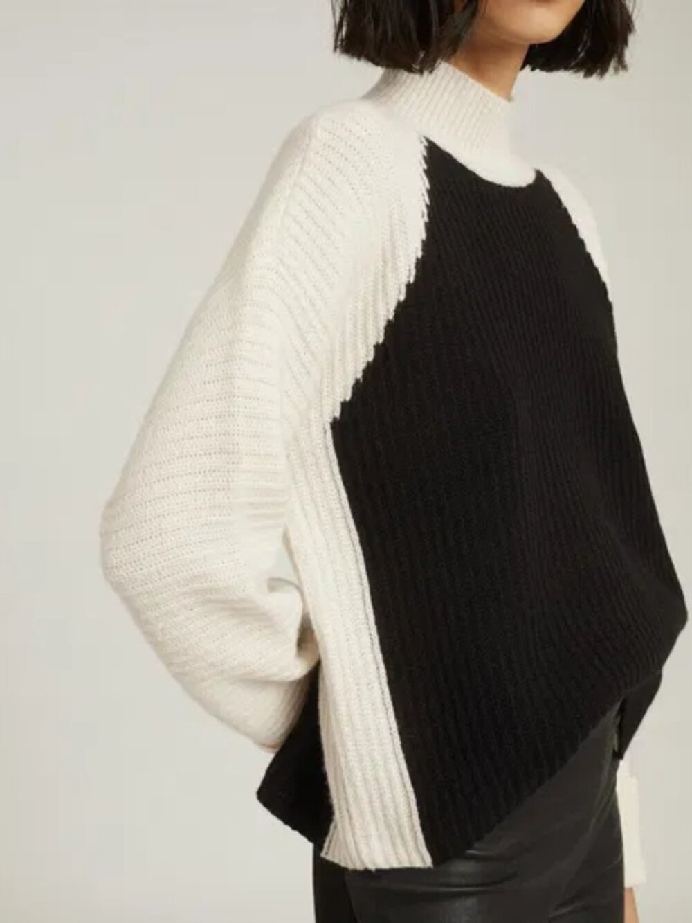 REISS Elle Wool-Cashmere Blend Roll Neck Sweater S